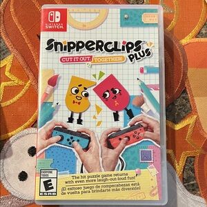 Nintendo Snipperclips Plus - Red and Yellow